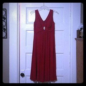 Jessica Howard Red Evening Dress